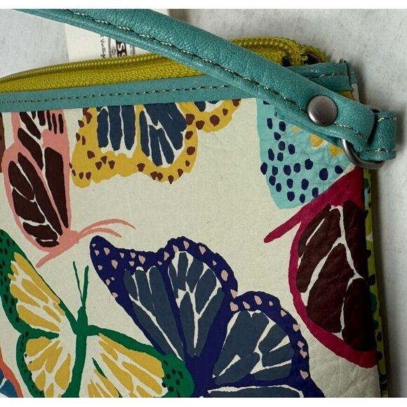 Vintage Fossil Women's Weekender Wristlet With Butterflies Brand New With Tags - Picture 6 of 9